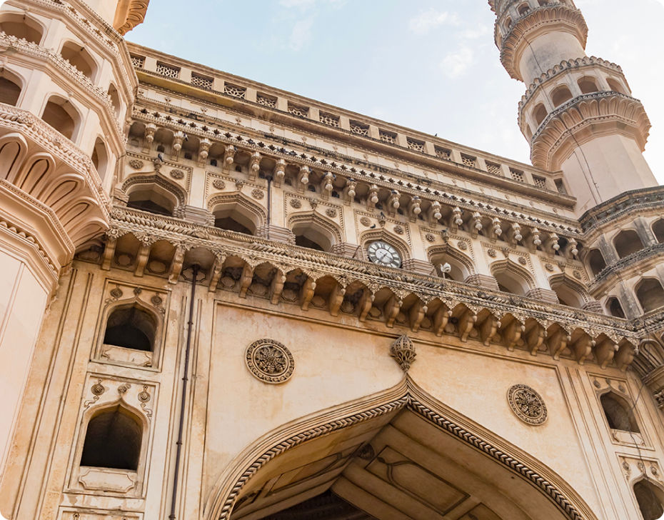 Inspired by the colours of charminar