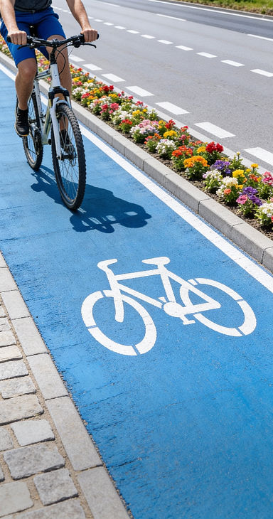 Coloured Bike Lanes