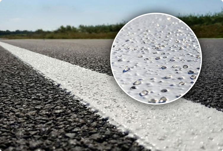 Glass Bead Adhesion