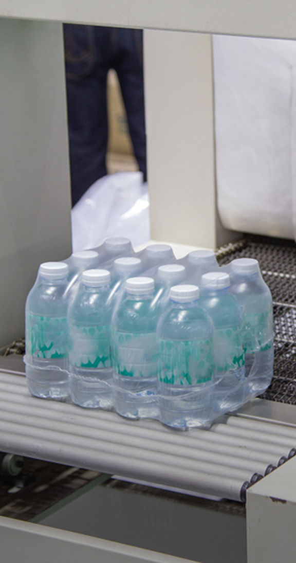 Works with PET, Corrugate and Shrink Film​